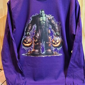 Halloween Frankenstein Pumpkinmaster Graphic Tshirt